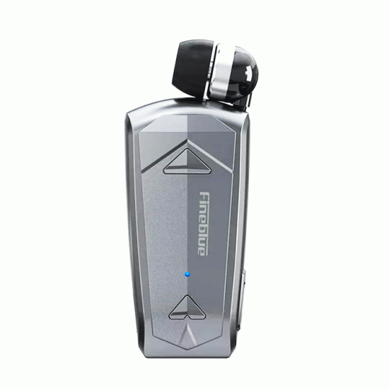 Fineblue F520 Ασύρματα Ακουστικά In-ear Bluetooth Handsfree Clip-On Earphone - Χρώμα: Ασημί