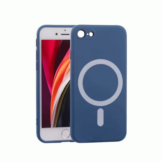 Magsafe Back Cover / Μαγνητική Θήκη HQ Για Iphone 7 Plus/ 8 Plus - Χρώμα : Σκούρο Μπλε