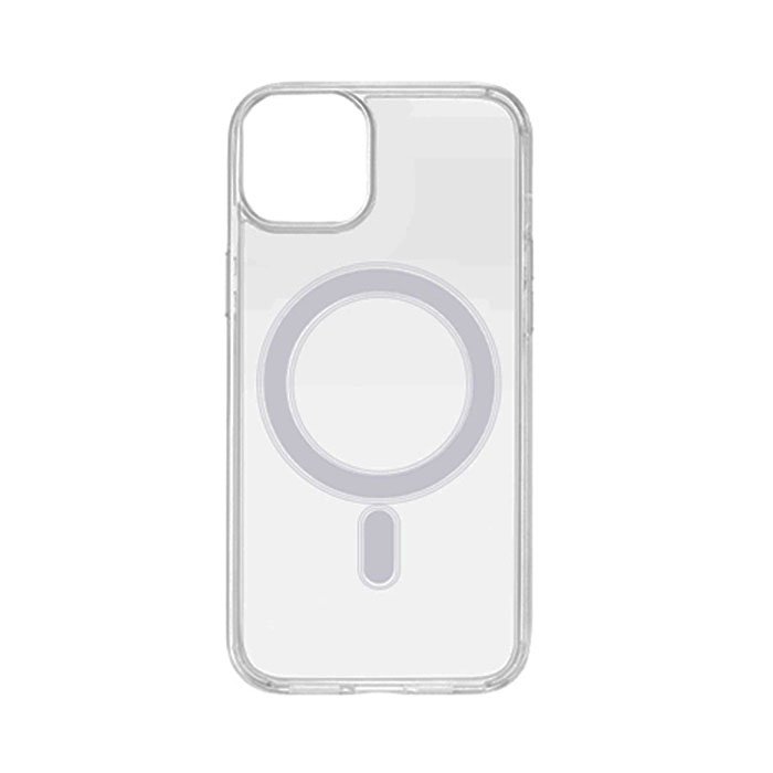 Magsafe Silicone Back Cover For Iphone 15 - Color : Clear