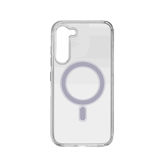 Magsafe Silicone Back Cover For Samsung S23 Plus (+) - Color : Clear