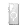 Magsafe Silicone Back Cover For Samsung S23 Ultra - Color : Clear