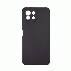 Θήκη Πλάτης Σιλικόνης Soft Back Cover για Xiaomi 11 Lite 5G Χρώμα : Μαυρο