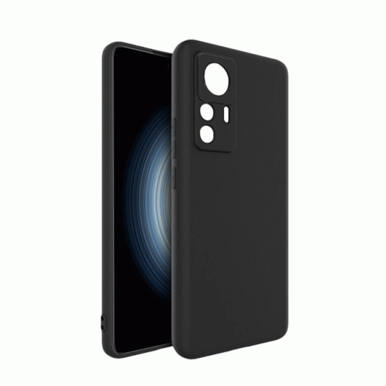 Θήκη Πλάτης Σιλικόνης Soft Back Cover για Xiaomi 12T 5G Χρώμα : Μαυρο