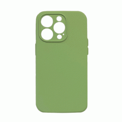 Θήκη Πλάτης Σιλικόνης Soft Back Cover για IPhone 14 Pro - Χρώμα : Πράσινο