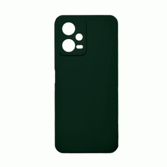 Θήκη Πλάτης Σιλικόνης Soft Back Cover για Xiaomi Redmi Note 12 5G Χρώμα : Σκούρο Πράσινο