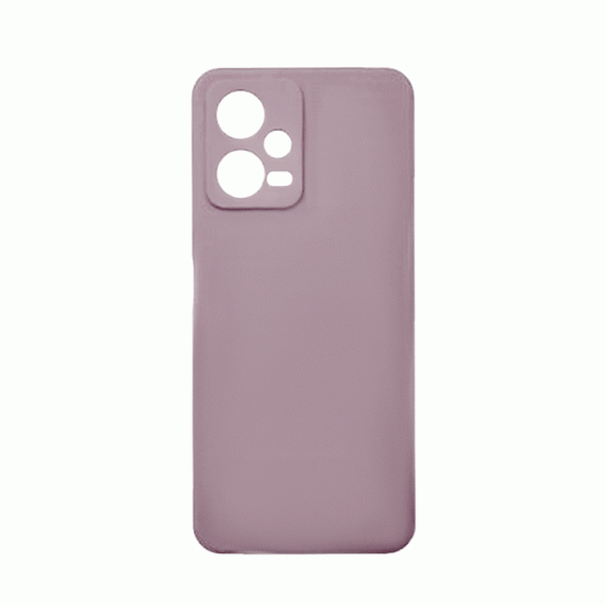Θήκη Πλάτης Σιλικόνης Soft Back Cover για Xiaomi Redmi Note 12 5G Χρώμα : Μωβ