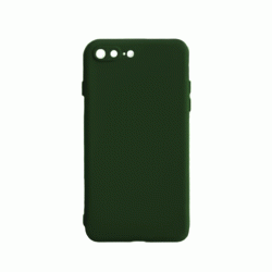 Θήκη Πλάτης Σιλικόνης Soft Back Cover για 7 Plus / 8 Plus - Χρώμα : Σκούρο Πράσινο
