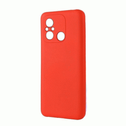 Θήκη Πλάτης Σιλικόνης Soft Back Cover για Xiaomi Redmi 12C Χρώμα : Κόκκινο