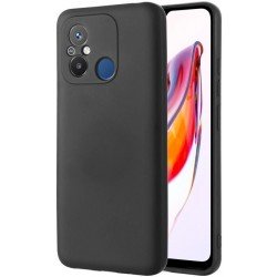 Θήκη Πλάτης Σιλικόνης Soft Back Cover για Xiaomi Redmi 12C Χρώμα : Μαυρο