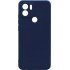 Θήκη Πλάτης Σιλικόνης Soft Back Cover για Xiaomi Redmi A1 Plus (+) /  A2 Plus (+) / POCO C50 Χρώμα : Σκούρο Μπλε