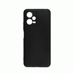 Θήκη Πλάτης Σιλικόνης Soft Back Cover για Xiaomi Redmi Note 12 5G Χρώμα : Μαυρο
