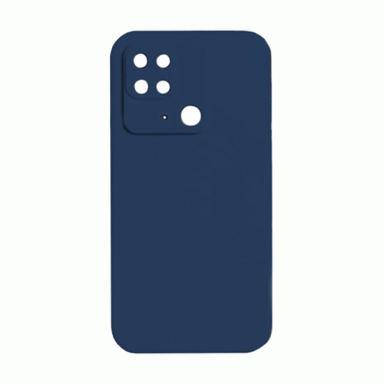 Θήκη Πλάτης Σιλικόνης Soft Back Cover για Xiaomi Redmi 10C Χρώμα : Σκούρο Μπλε