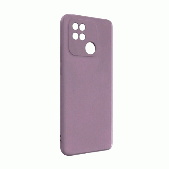 Θήκη Πλάτης Σιλικόνης Soft Back Cover για Xiaomi Poco C40 Χρώμα : Μωβ