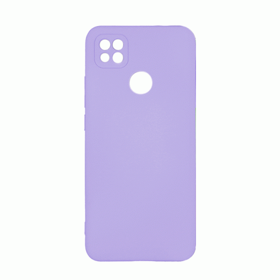Θήκη Πλάτης Σιλικόνης Soft Back Cover για Xiaomi Redmi 9C / 10A / POCO C31 Χρώμα : Μωβ