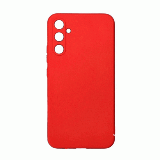 Θήκη Πλάτης Σιλικόνης Soft Back Cover για Samsung A14 4G / 5G - Χρώμα : Κόκκινο