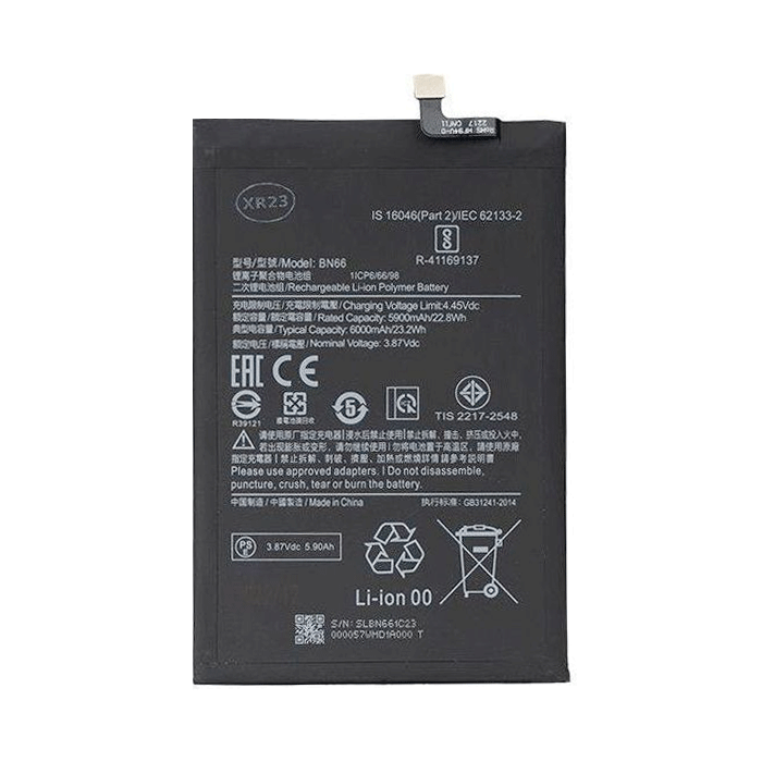Compatible Battery BN66 For Xiaomi Poco C40 High Quality - 6000mAh