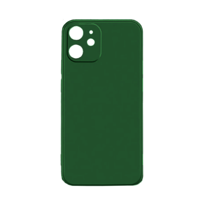 Soft Back Cover For IPhone 12 - Color : Dark Green