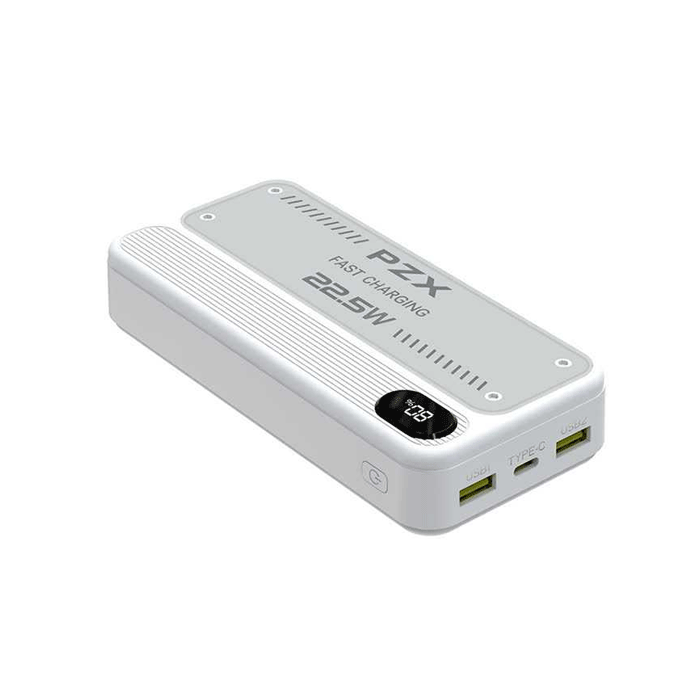 PZX V75 Power Bank 22.5W Fast Charging 10000mAh - Color: White