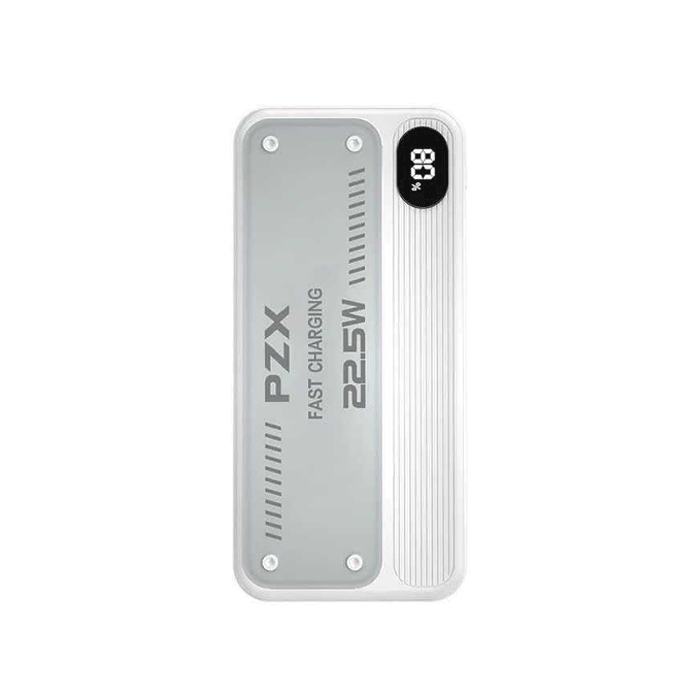 PZX V75 Power Bank 22.5W Fast Charging 10000mAh - Color: White