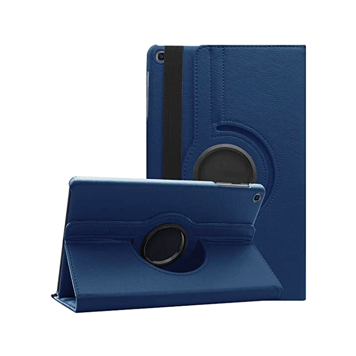 Rotating 360 Stand Case For Apple Ipad 10.2 / 10.5 High Quality - Color : Dark Blue