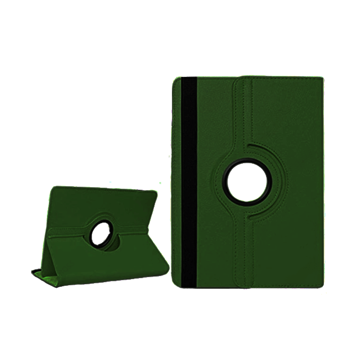 Rotating 360 Stand Case For Apple Ipad 7/ 8/ 9 10.2'' / 10.5'' High Quality - Color : Dark Green