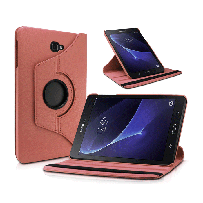 Rotating 360 Stand Case For Apple iPad 5/ 6/ Air/ Air 2/ Pro 9.7" High Quality - Color : Rose Gold