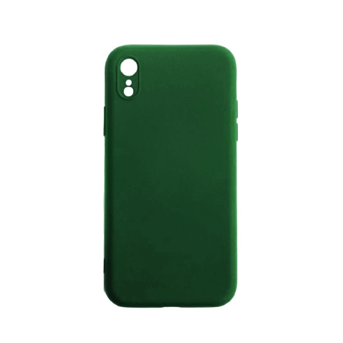Soft Back Cover For IPhone XR - Color : Dark Green