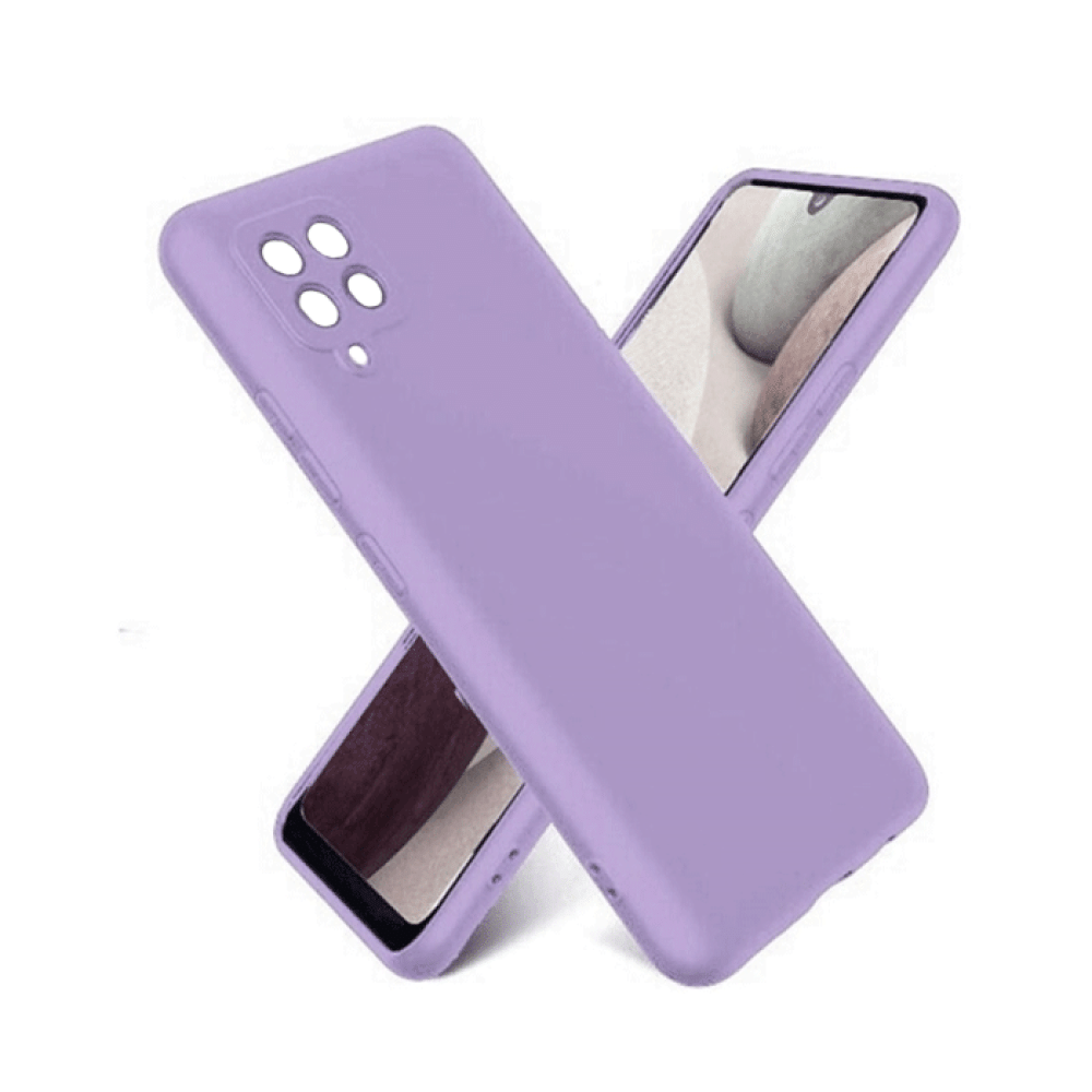 Soft Back Cover For Samsung A12/ M12 - Color : Purple