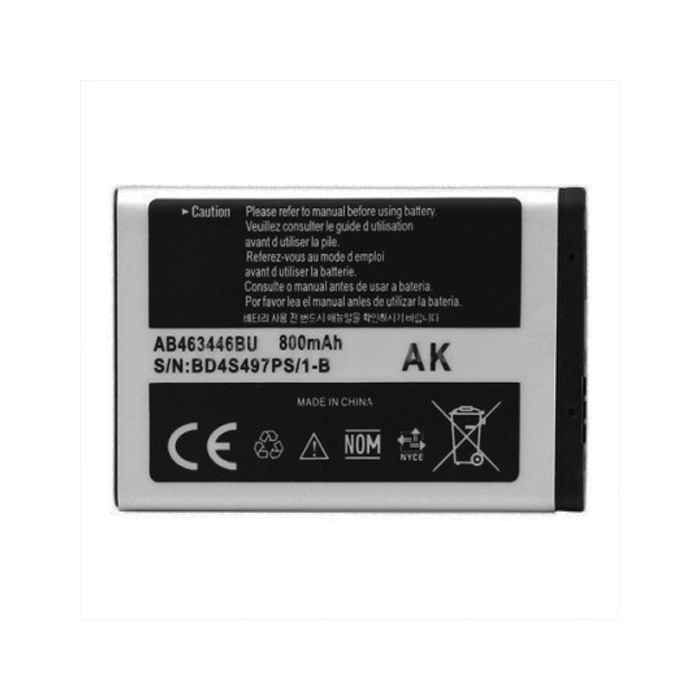Compatible Battery AB463446BU For Samsung Galaxy X200 / E250 High Quality - 800mAh