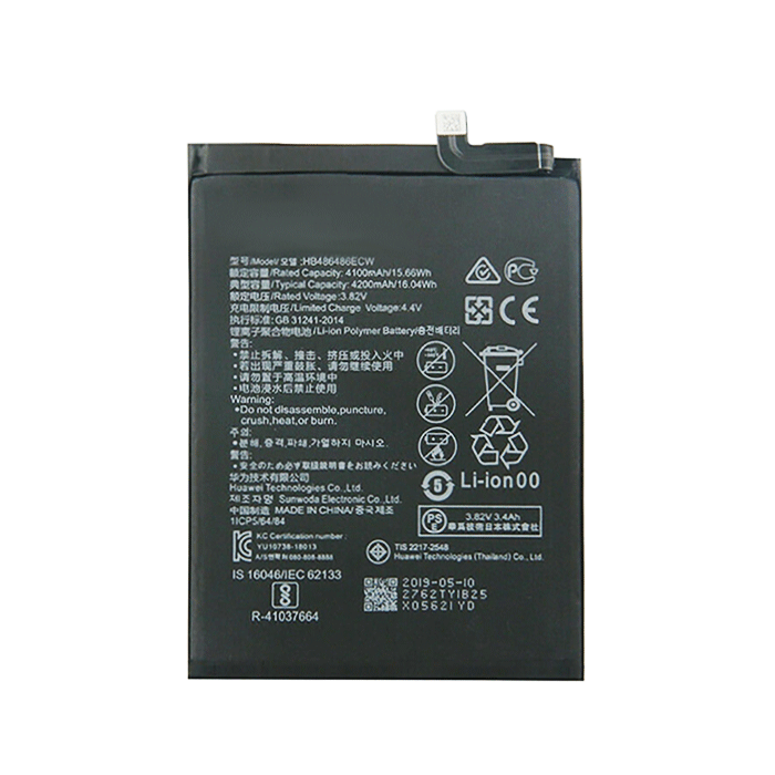 Compatible Battery HB486486ECW For Huawei Mate 20 Pro / Mate 30 Pro / P30 Pro High Quality - 4100mAh