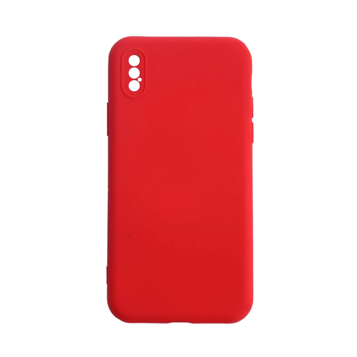 Soft Back Cover For IPhone X / Xs - Color : Red