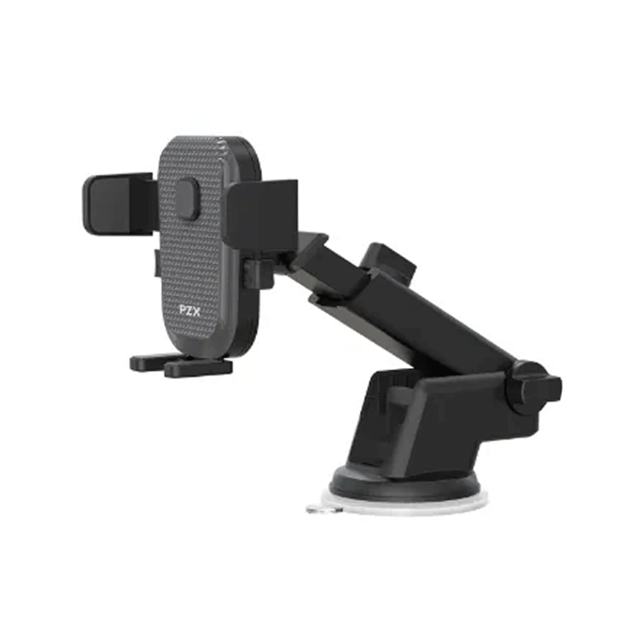 PZX CYM-C7 Mobile Car Stand with Adjustable Hooks - Color: Black  