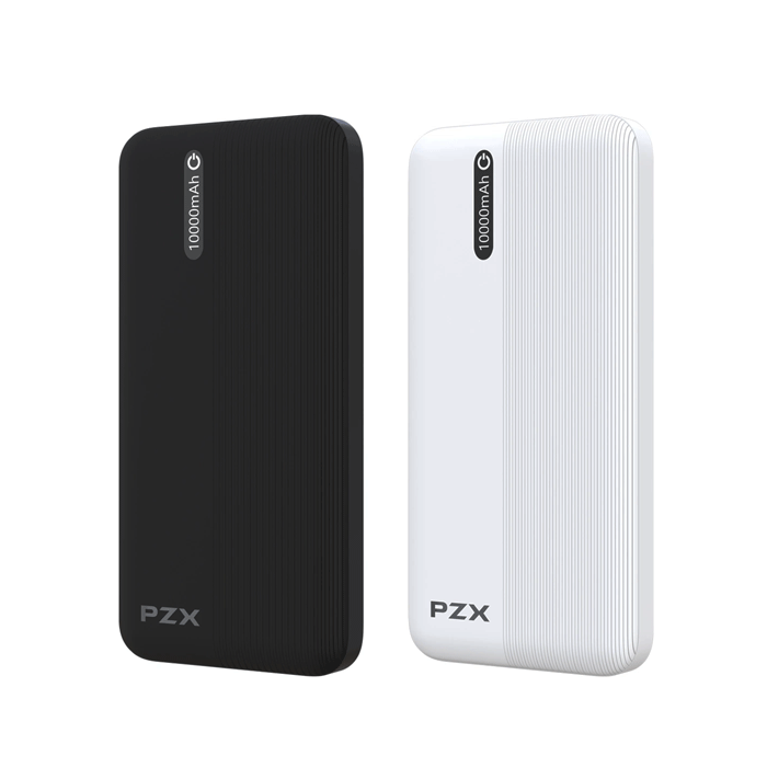 PZX V07 Power Bank With 2 USB-A Ports 10000Mah - Color: Black