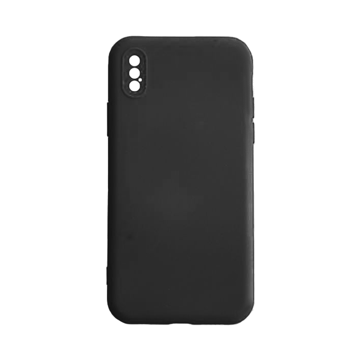 Soft Back Cover For IPhone XS Max - Color : Black