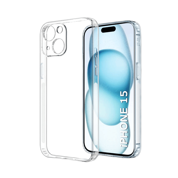 Back Cover Anti Shock 1.5mm For Iphone 15 - Color: Clear