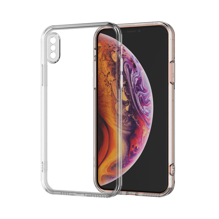 Back Cover Anti Shock 1.5mm For Iphone XS Max - Color: Clear