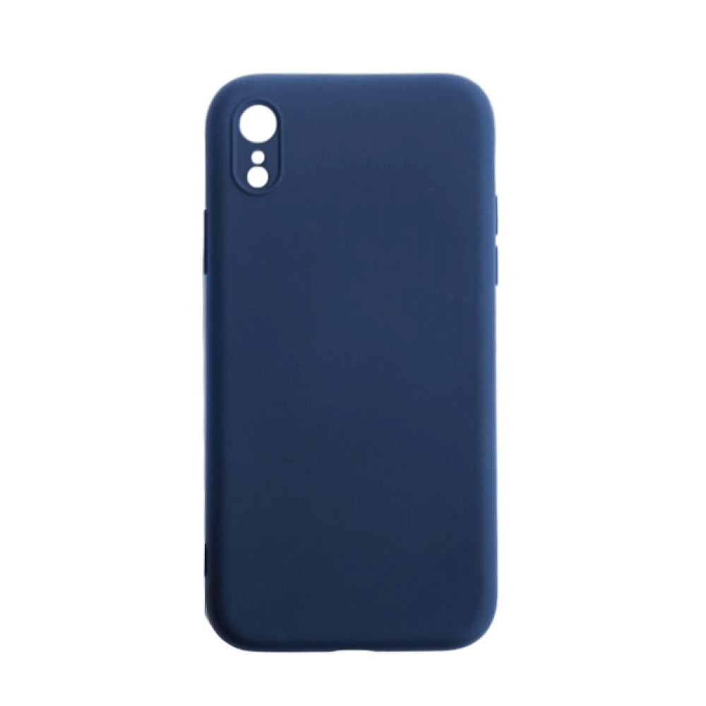 Soft Back Cover For IPhone XR - Color : Dark Blue