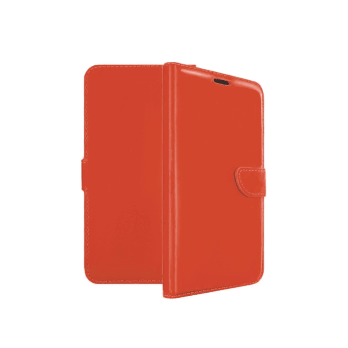 Book Case With Clip For Realme C53 - Color : Red