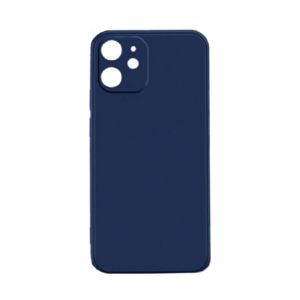 Soft Back Cover For IPhone 12 - Color : Dark Blue