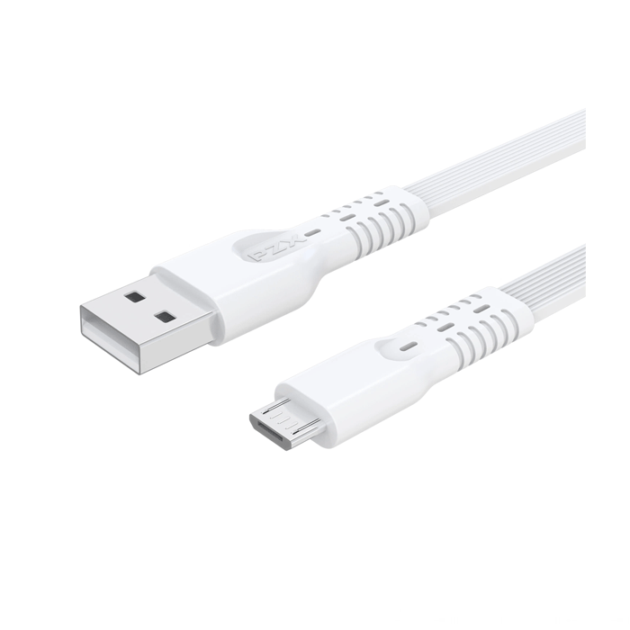 PZX P50 Mobile Charger PD 22.5W With 1 USB-A Port And Cable USB-A To Micro - Color: White
