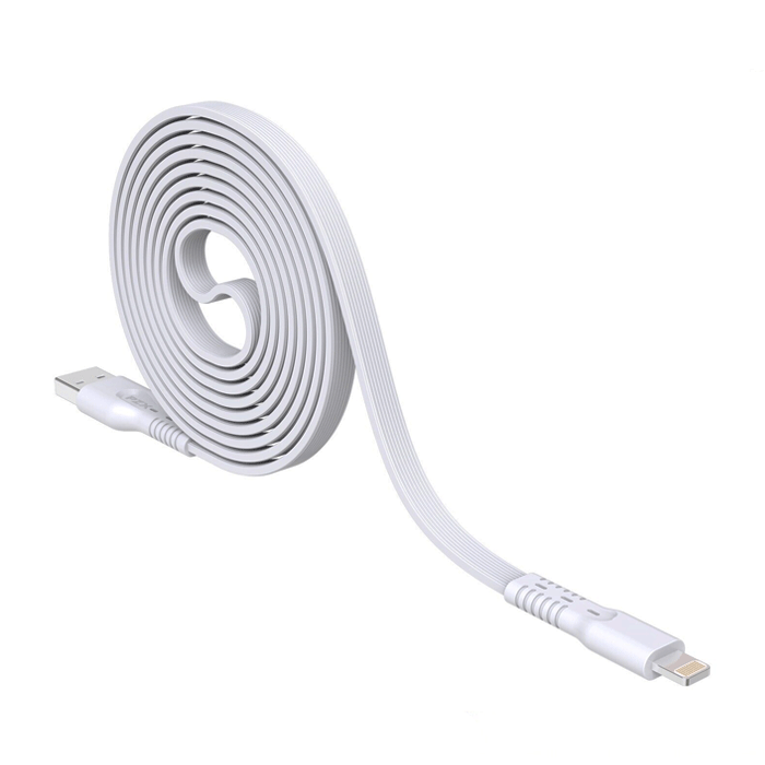 PZX V148 Charging And DATA 2M CABLE USB Το Lightning 3A - Color: White