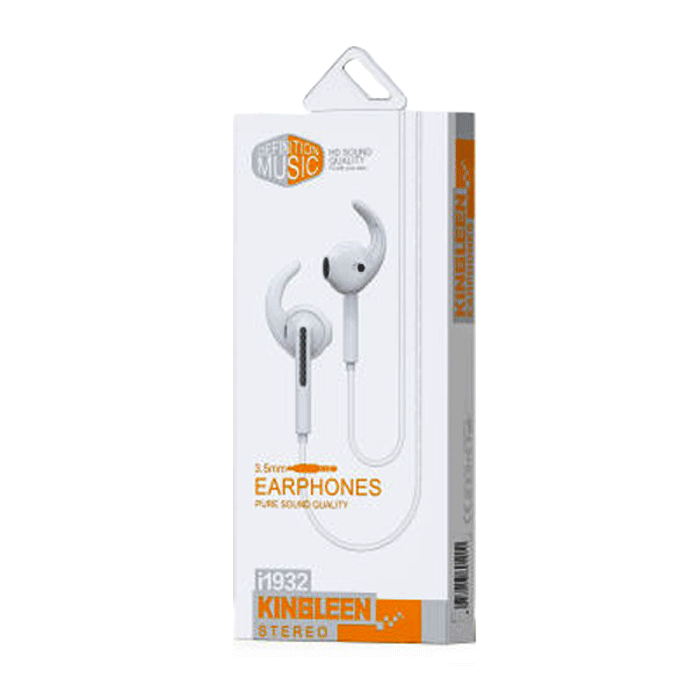 KINGLEEN i1932 in-Ear 3.5mm Wired Earphone 1.2M - Color: Black