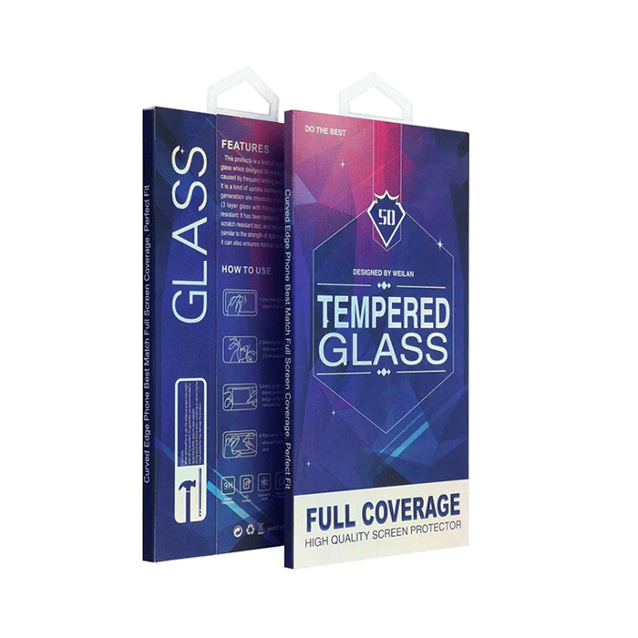 Screen Protector Full Glue HQ Tempered Glass Full Coverage 5D For Xiaomi Redmi 14C / Poco C75