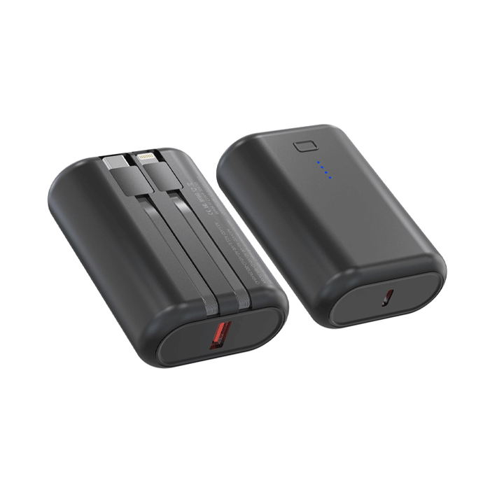 PZX V28 Power Bank 22.5W Fast Charging 30000mAh Με 1 Καλώδιο Type-C Και 1 Καλώδιο Lightning - Χρώμα: Άσπρο