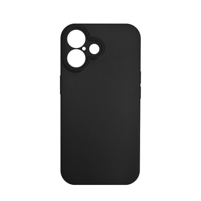 Θήκη Πλάτης Σιλικόνης TPU Back Cover για Iphone 16 - Χρώμα : Μαυρο