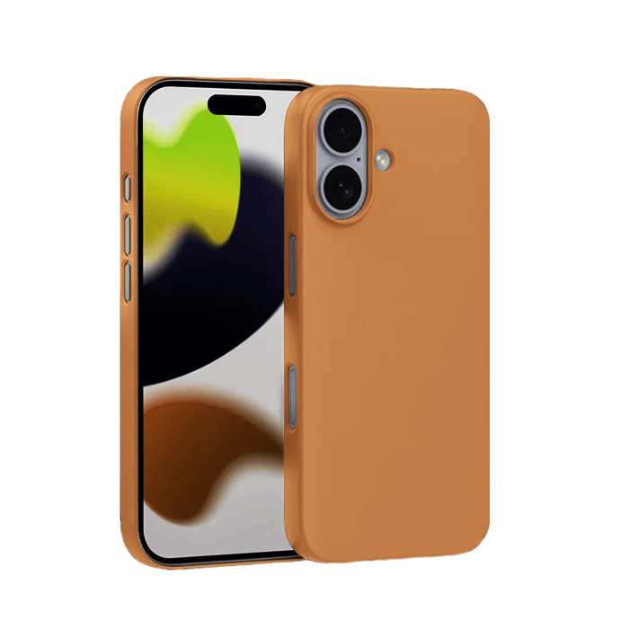 Θήκη Πλάτης Σιλικόνης Soft Back Cover για IPhone 16 - Χρώμα : Καφέ