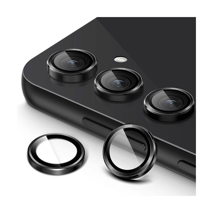 Προστατευτικό Τζαμάκι Κάμερας / Camera Tempered Glass Για Samsung Galaxy A15 / A34 / A54 - Χρώμα : Μαυρο