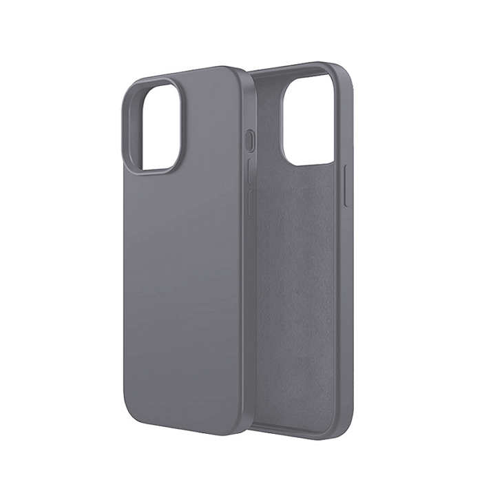 Θήκη Πλάτης Σιλικόνης Soft Back Cover για IPhone 16 Pro Max - Χρώμα : Σκούρο Γκρι