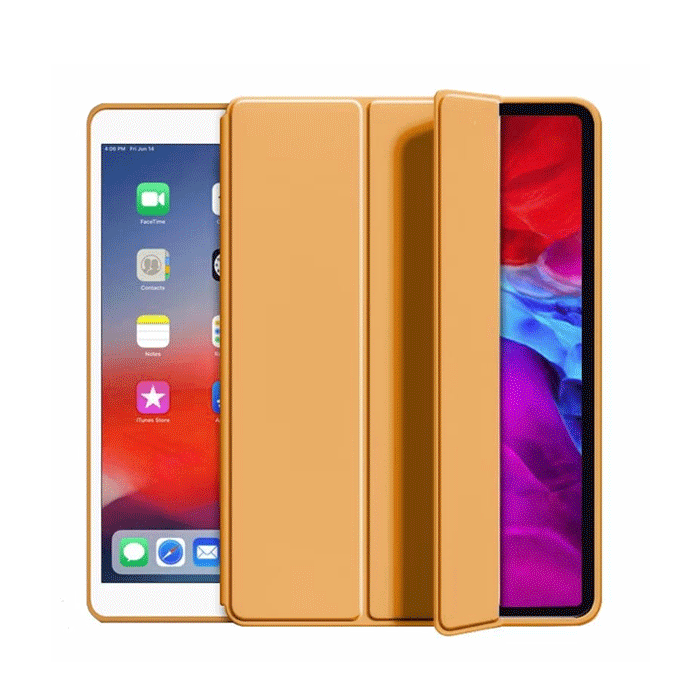 Θήκη Slim PD Smart Tri-Fold Cover HQ Με Pen Case για Samsung TAB S7 Plus / S8 Plus / S9 Plus / S7 FE / S9 FE Plus - Χρώμα: Χρυσό