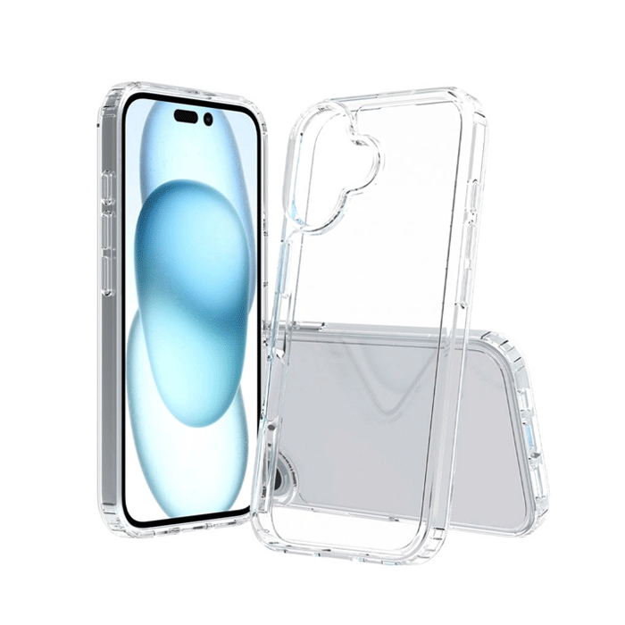 Θήκη Πλάτης Σιλικόνης Anti Shock 2mm Back Cover για Iphone 16 - Χρώμα : Διάφανο